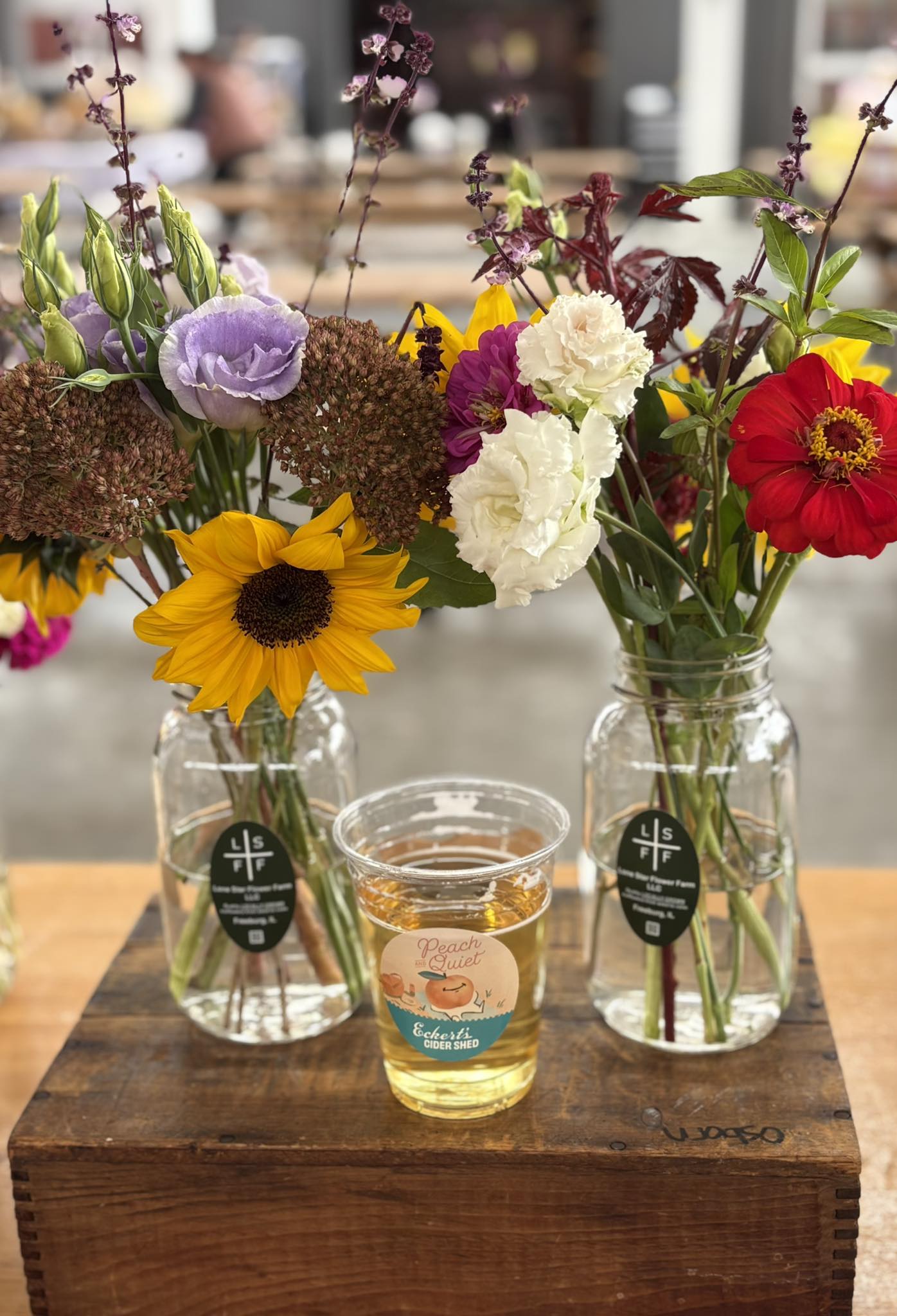 Flower Arranging Class at Eckert’s Belleville Farm